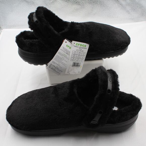 NEW Crocs Classic Unfurgettable Clog Black Men\'s Size 12 / Women\'s 14 - NWT main image 6